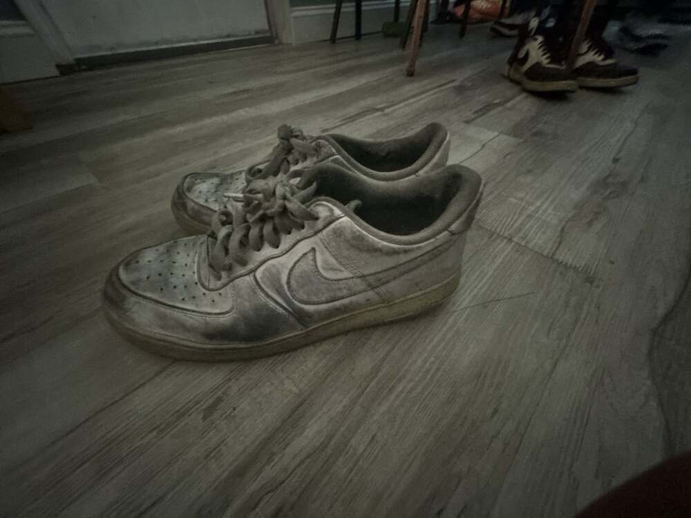 As Is Size Unknown Nike Air Force 1 Low Triple White Sneakers